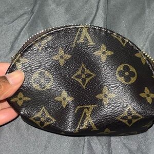 Monogram coin purse